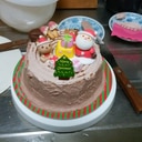 クリスマス切り株ケーキ